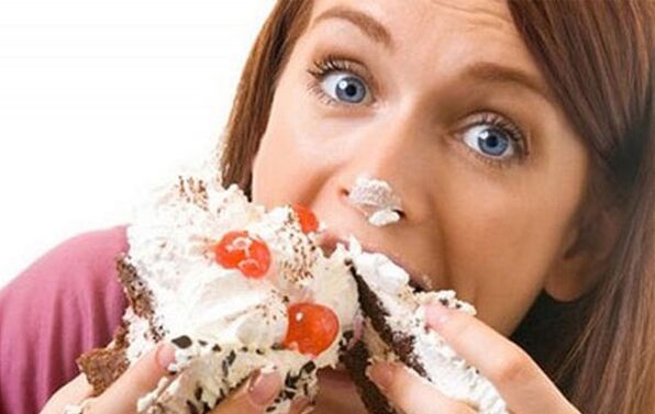 La voglia di dolci può essere un segno di parassiti nel corpo.